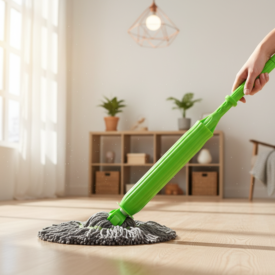 Self-twisting Water Rotating Mop