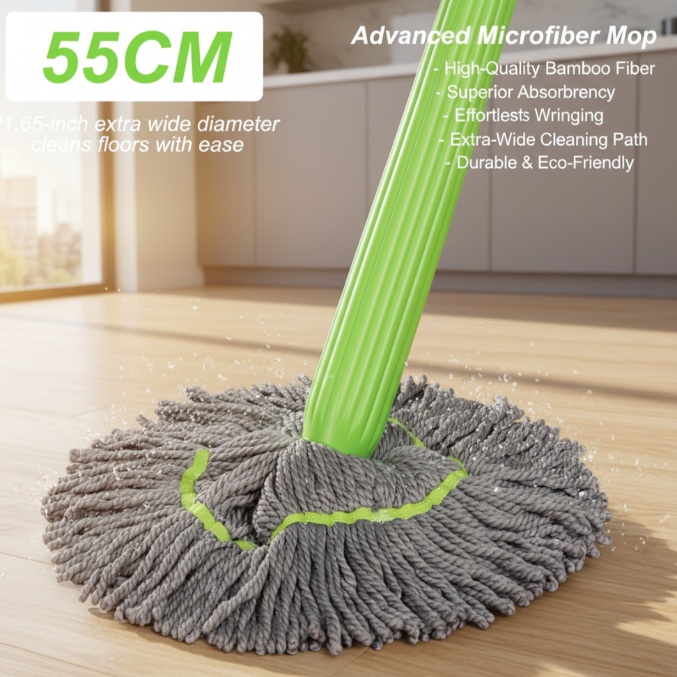 Self-twisting Water Rotating Mop